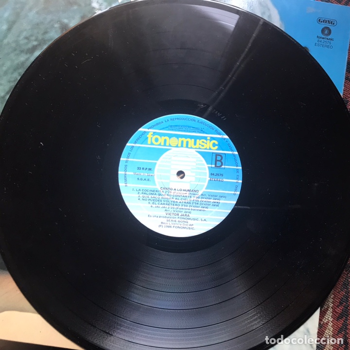 Discos de vinilo: V&iacute;ctor Jara. Tres vinilos - Foto 9