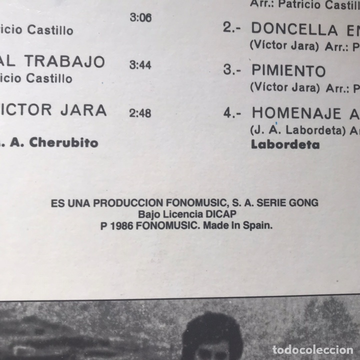 Discos de vinilo: V&iacute;ctor Jara. Tres vinilos - Foto 19