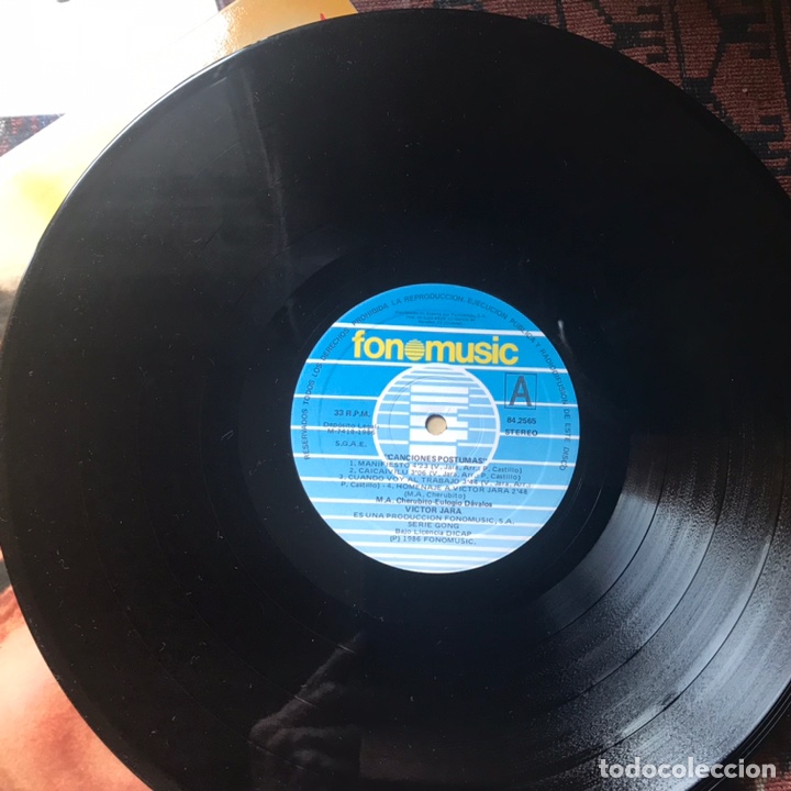 Discos de vinilo: V&iacute;ctor Jara. Tres vinilos - Foto 21