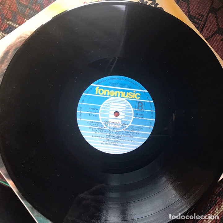 Discos de vinilo: V&iacute;ctor Jara. Tres vinilos - Foto 23