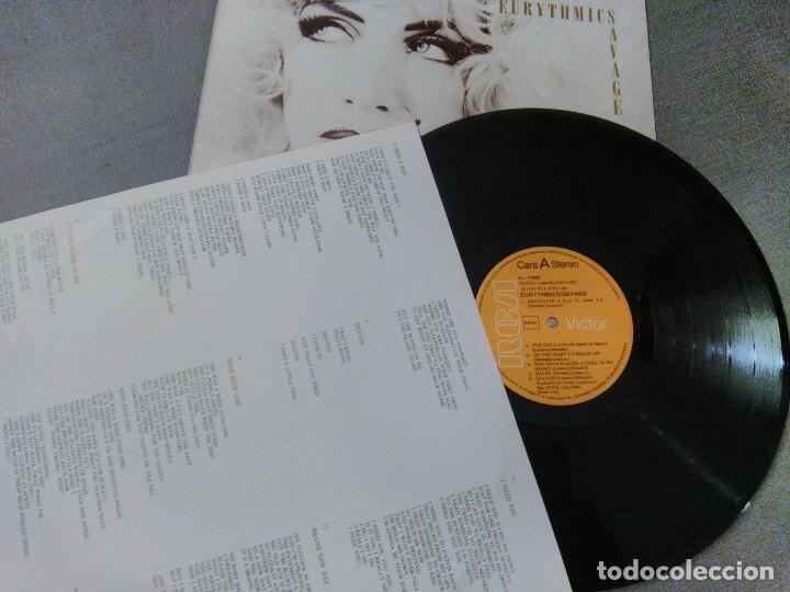 Discos de vinilo: Vinilo LP Eurythmics. Savage.1987 - Foto 4