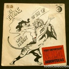 Discos de vinilo: * EL TIGRE (SINGLE 1976 ED. SPAIN) OP EH OP - LIFE IS EASY (DISCOTECA DANCE)