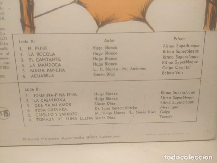 Discos de vinilo: LP SIMON DIAZ : CRIOLLO Y SABROSO ( EDITADO EN VENEZUELA ) - Foto 2