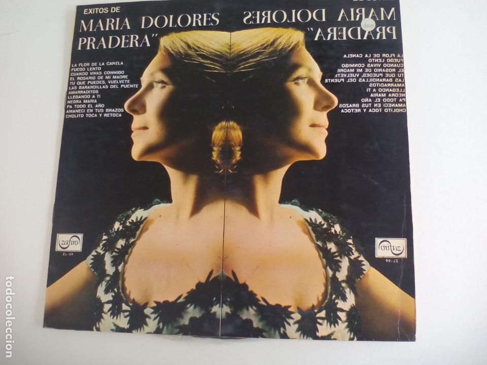 Discos de vinilo: EXITOS DE MARIA DOLORES PRADERA. CON LIBRETO ZAFIRO 1967. ZL-99