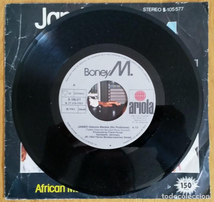 Discos de vinilo: BONEYM JAMBO HAKUNA MATATA - Foto 4