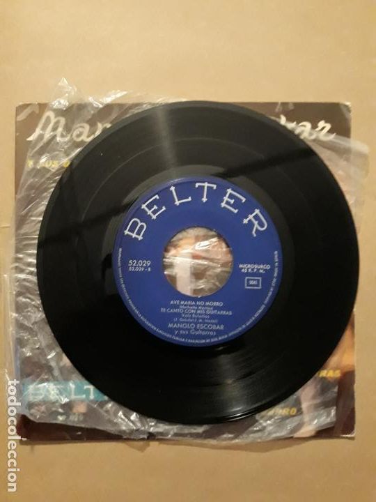 Discos de vinilo: DISCO SINGLE MANOLO ESCOBAR Y SUS GUITARRAS - Foto 2