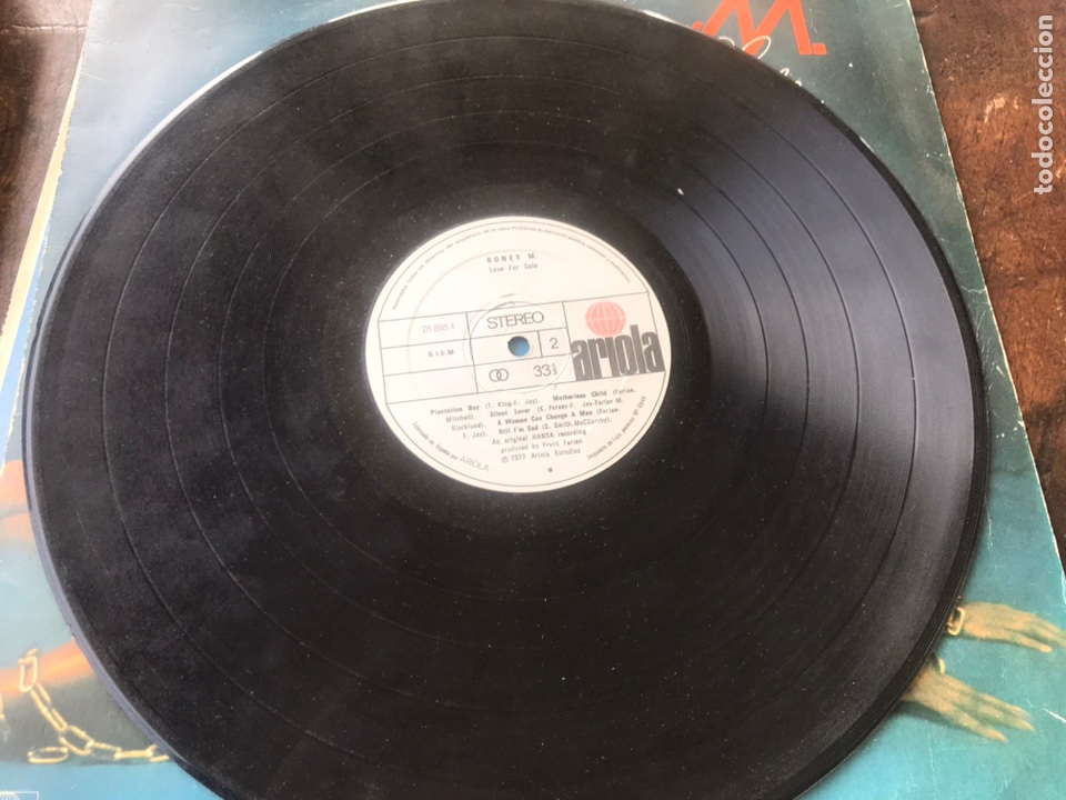 Discos de vinilo: Boney M. Disco &ldquo;Love for sale&rdquo; - Foto 3