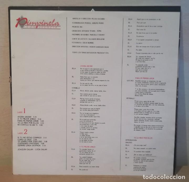 Discos de vinilo: Disco Pimpinela &rdquo;Convivencia&rdquo; - Foto 4