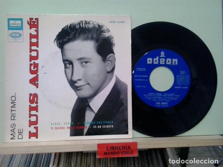 Discos de vinilo: LMV - M&aacute;s ritmo de Luis Aguil&eacute;. Odeon 1964. EP - Foto 1
