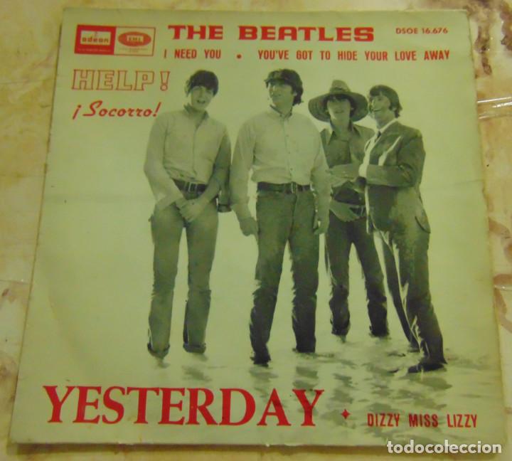 Discos de vinilo: The Beatles &ndash; Yesterday + 3 - EP - Foto 1