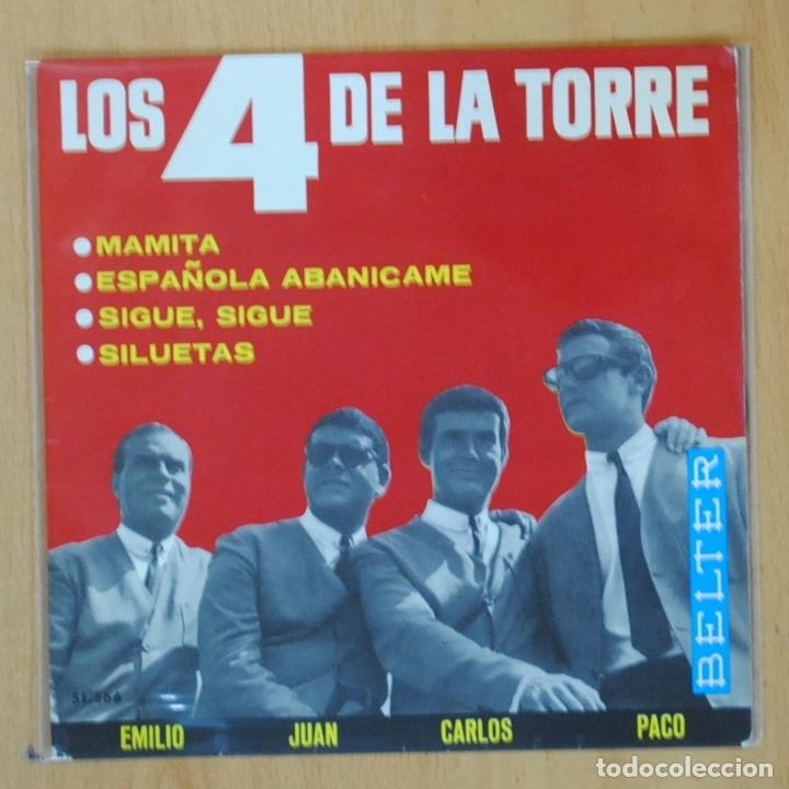 Discos de vinilo: LOS 4 DE LA TORRE - MAMITA + 3 - EP - Foto 1