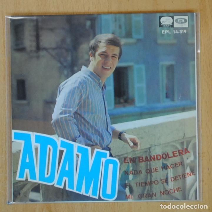 Discos de vinilo: ADAMO - EN BANDOLERA + 3 - EP - Foto 1
