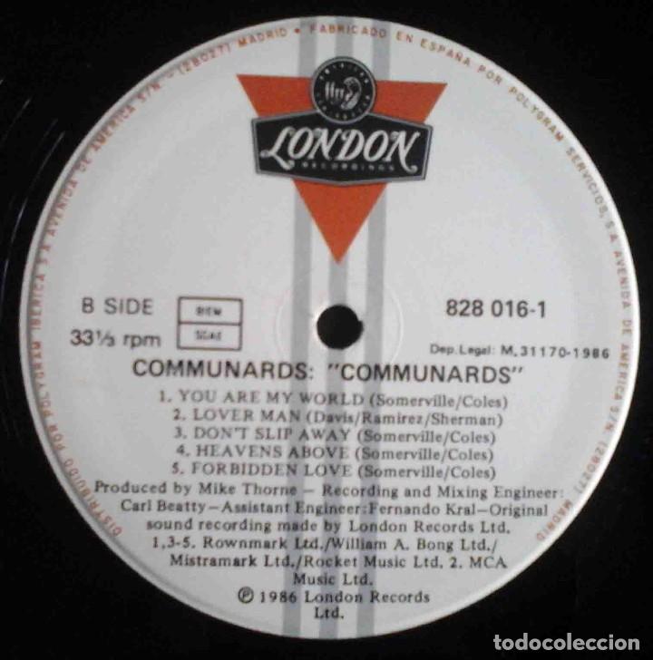 Discos de vinilo: Communards Dont leave me this way + 9 - Foto 4