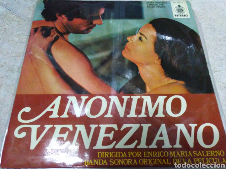 Discos de vinilo: BSO DE LA PEL&Iacute;CULA AN&Oacute;NIMO VENEZIANO - Foto 1