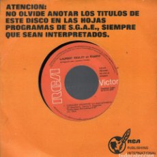 Discos de vinilo: LAURENT VOULZY - CORAZON GRANADIN .. SINGLE DE RCA 1979 RF-4289