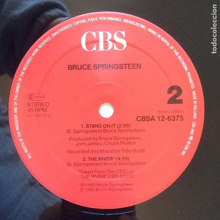 Discos de vinilo: Bruce Springsteen &ndash; Glory Days HOLANDA 1985 CBS - Foto 4