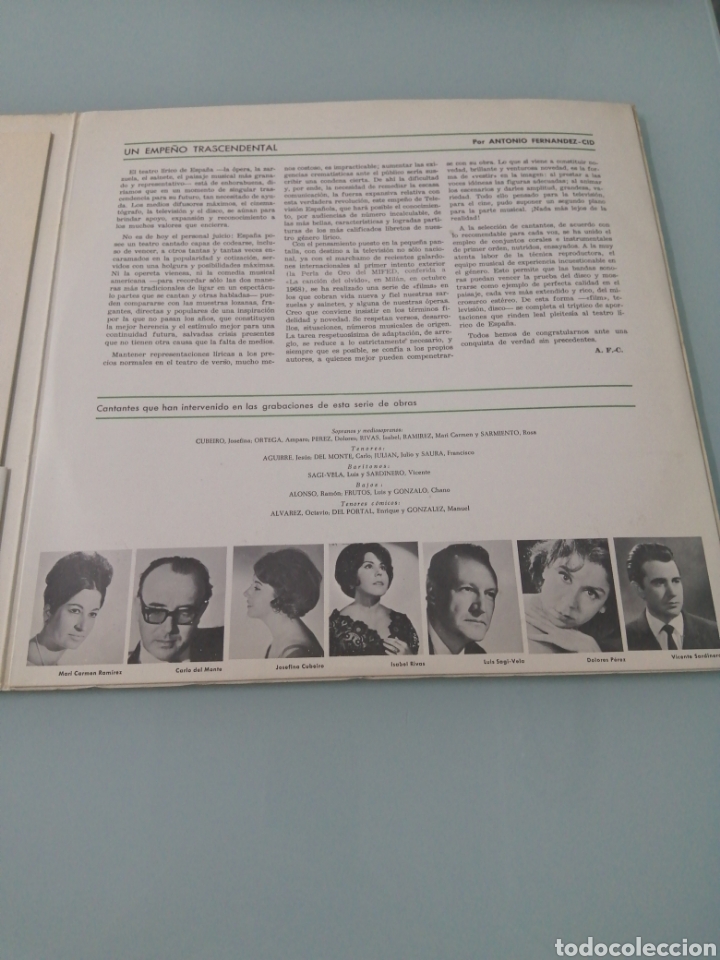Discos de vinilo: LA REVOLTOSA. CHAP&Iacute;. ODEON. LP. 1968. INCLUYE LIBRO. - Foto 3