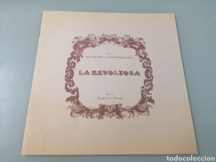 Discos de vinilo: LA REVOLTOSA. CHAP&Iacute;. ODEON. LP. 1968. INCLUYE LIBRO. - Foto 4
