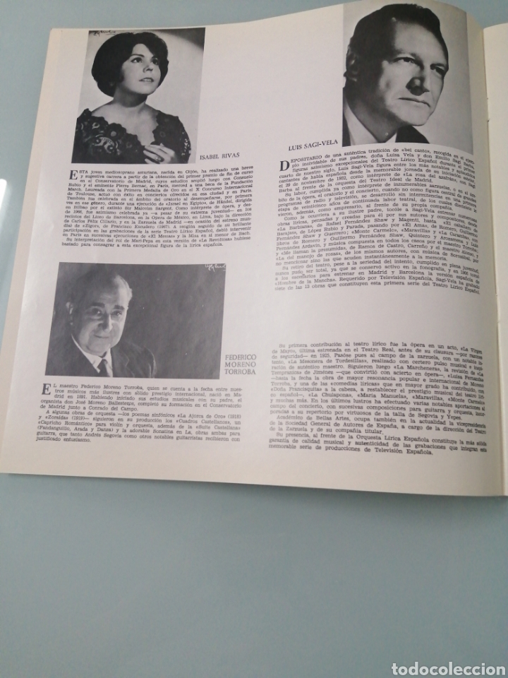 Discos de vinilo: LA REVOLTOSA. CHAP&Iacute;. ODEON. LP. 1968. INCLUYE LIBRO. - Foto 6