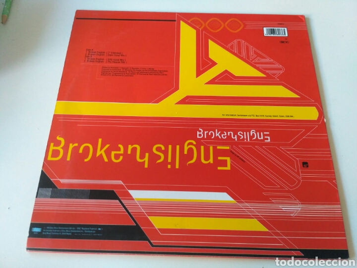 Discos de vinilo: Sunscreem - Broken English - Foto 2
