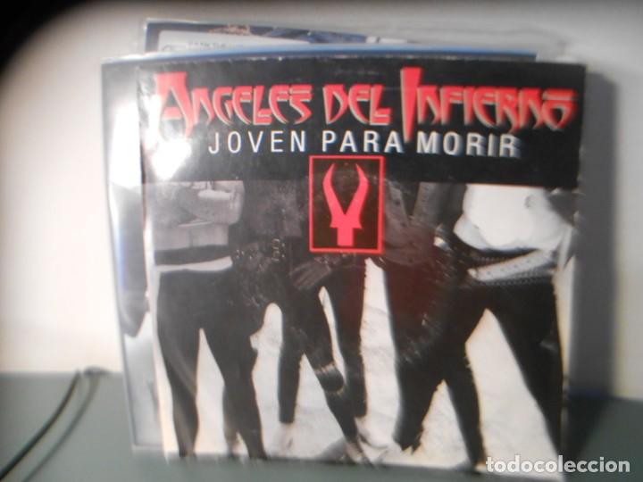 Discos de vinilo: ANFELES DEL INFIERNO - JOVEN PARA MORIR - Foto 1