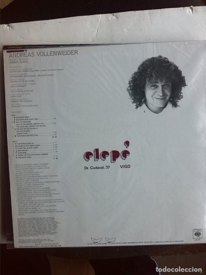 Discos de vinilo: ANDREAS VOLLENWEIDER - WHITE WINDS - Foto 2