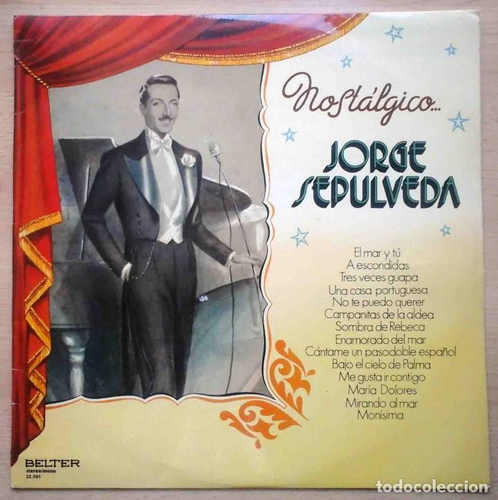 Discos de vinilo: Jorge sep&uacute;lveda - Nost&aacute;lgico - Belter 1971 - Foto 1