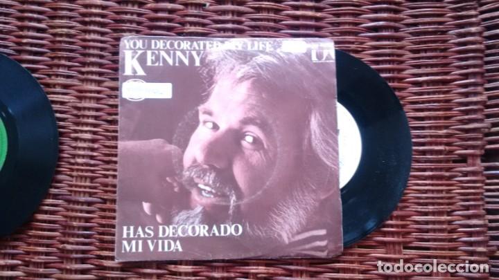 Discos de vinilo: SINGLE ( VINILO) DE KENNY ROGERS A&Ntilde;OS 70 - Foto 1