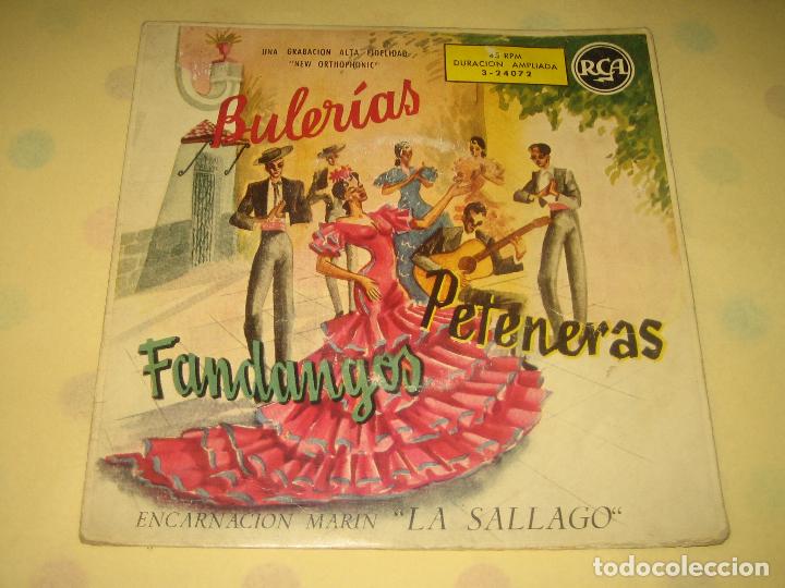 Discos de vinilo: ENCARNACION MARIN - LA SALLAGO - Foto 1