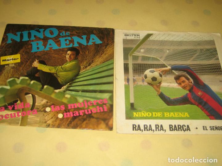 Discos de vinilo: LOTE DE DOS EPS - NI&Ntilde;O DE BAENA - Foto 1