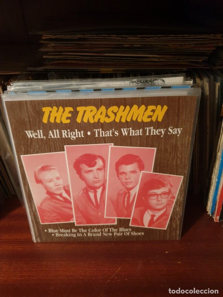 Discos de vinilo: THE TRASHMEN / WE , ALL RIGHT / GET HIP 1994 - Foto 1