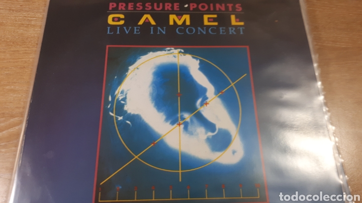 Discos de vinilo: CAMEL LIVE IN CONCERT PRESSURE POINTS - Foto 1