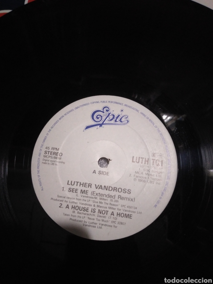 Discos de vinilo: Luther Vandross - see me - Foto 2