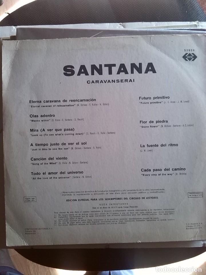 Discos de vinilo: SANTANA - CARAVANSERAI 1974 - Foto 2