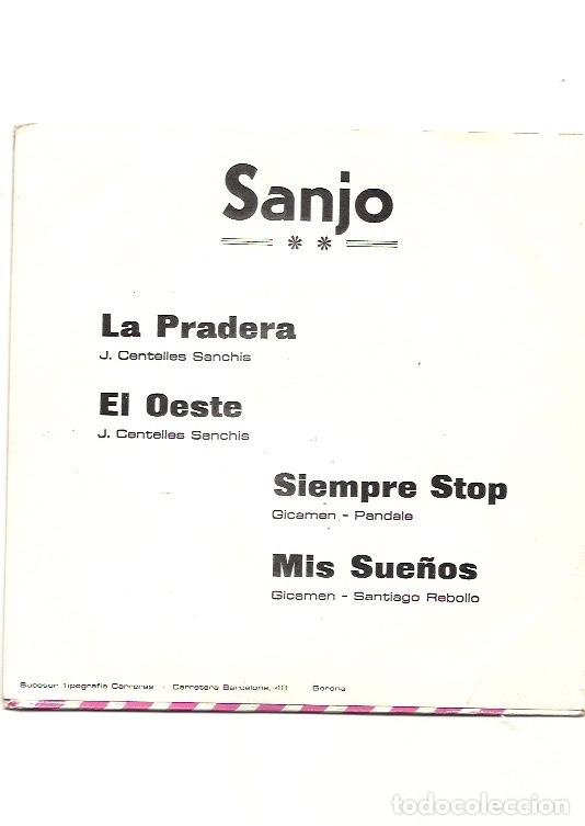 Discos de vinilo: SANJO. La pradera (vinilo ep 1976) - Foto 2