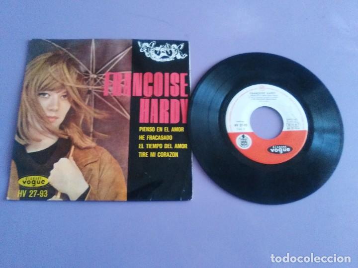 Discos de vinilo: EP 1963 FRANCOISE HARDY.PIENSO EN EL AMOR/HE FRACASADO/EL TIEMPO DEL AMOR + 1. SPAIN VOGUE HV2793