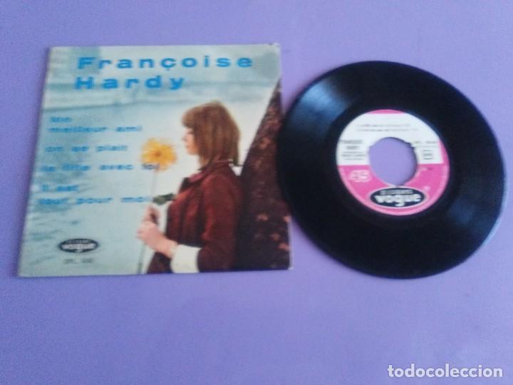Discos de vinilo: EP 1962.Fran&ccedil;oise Hardy.Ton Meilleur Ami/On Se Plait/La Fille Avec Toi/Il Est Tout Pour Moi. FRANCIA