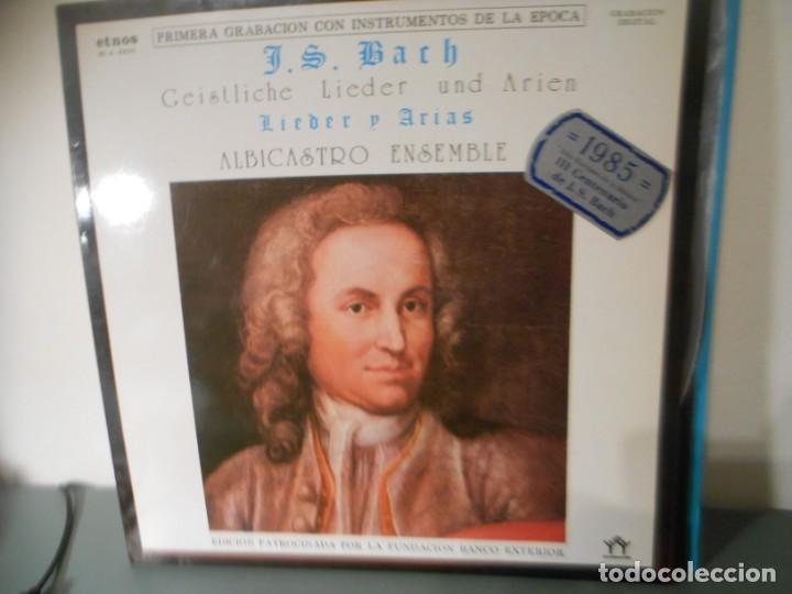 Discos de vinilo: J. S. BACH - LIEDER Y ARIAS - Foto 1