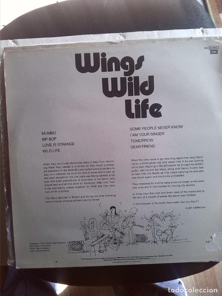 Discos de vinilo: WINGS - WILD LIFE - Foto 2