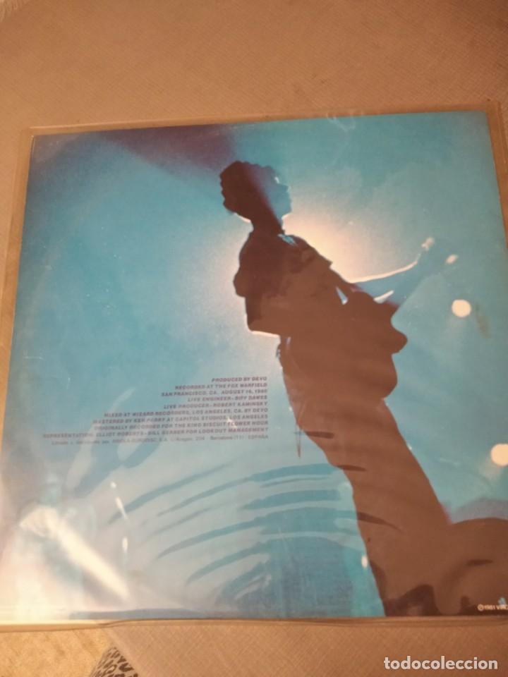 Discos de vinilo: Disco LP DEV-O. Live. 1.981 - Foto 2