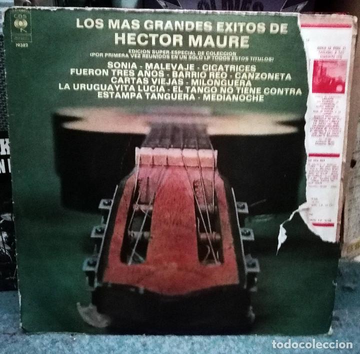 Dischi in vinile: H&eacute;ctor Maur&eacute; &ndash; Los Mas Grandes Exitos De Hector Maure LP, Compilation Argentina 1974 tango
