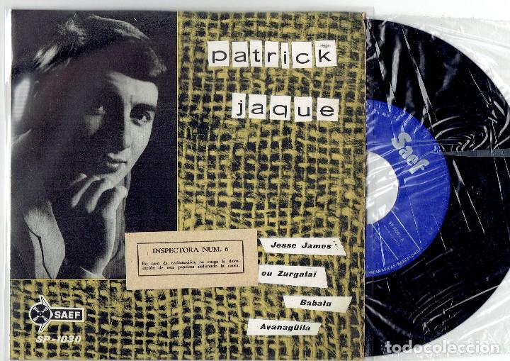 Discos de vinilo: patrick jaque y CONJUNTO Babalu + 3 EP SAEF 1960 @ ROCK & ROLL / COMO NUEVO - Foto 1