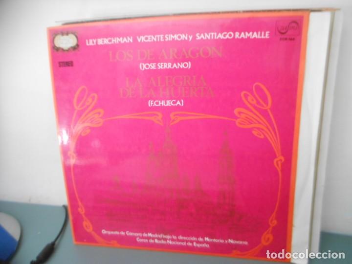 Discos de vinilo: LOS DE ARAGON - LA ALEGRIA DE LA HUERTA - Foto 1