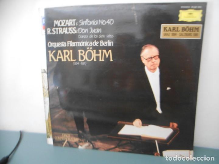 Discos de vinilo: KARL BOHM - ORQUESTA FILARMONICA DE BERLIN - Foto 1
