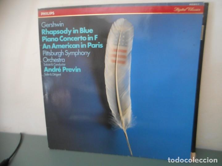 Discos de vinilo: GERSHWIN - RHAPSODY IN BLUE - Foto 1