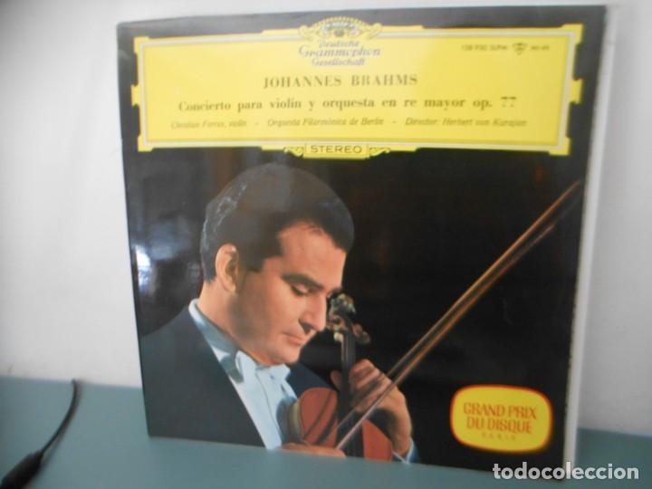 Discos de vinilo: JOHANNES BRAHMS - CONCIERTO PARA VIOLIN - Foto 1