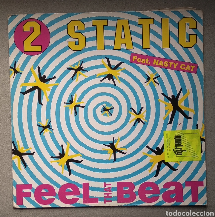 Discos de vinilo: STATIC,,,FEEL THAT BEAT - Foto 1