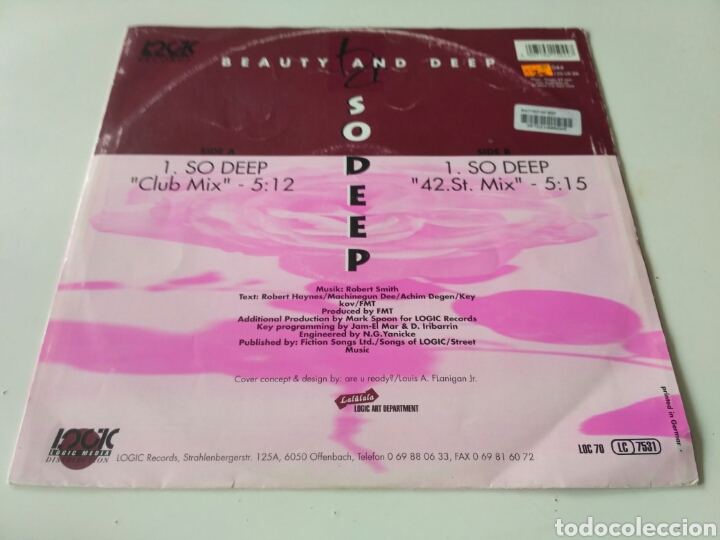 Discos de vinilo: Beauty And Deep - So Deep - Foto 2