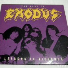 Discos de vinilo: LP EXODUS - LESSONS IN VIOLENCE - BEST OF