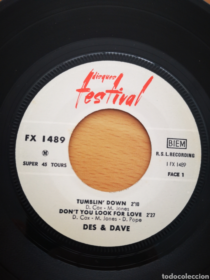 Discos de vinilo: DES & DAVE - TUMBLINDOWN - Foto 2